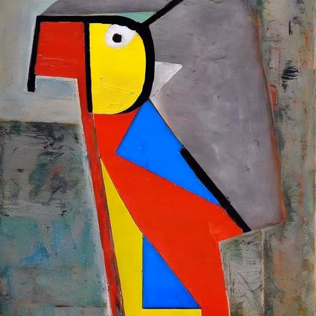 Cubist #42 (Parrot)