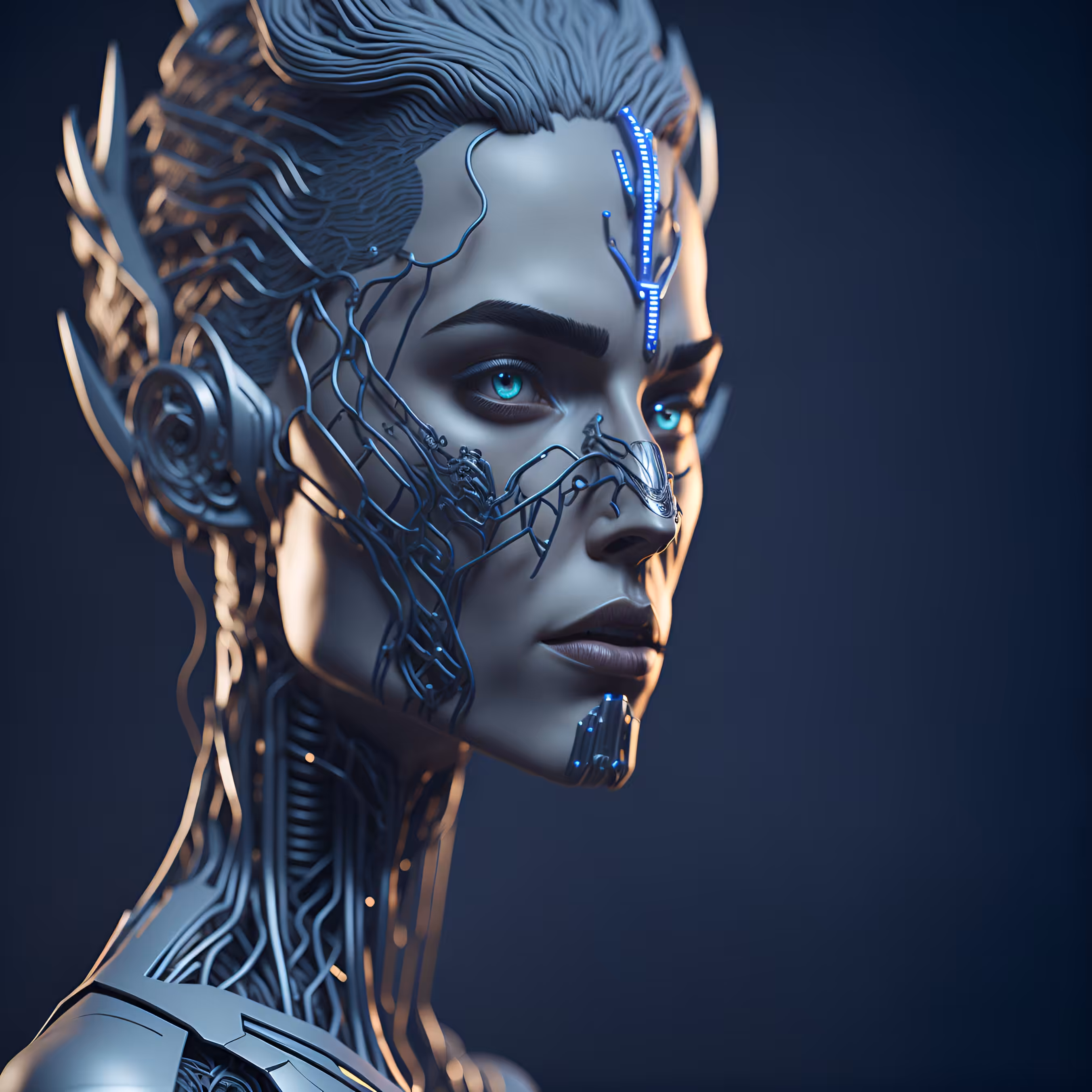 NFT Melody : Cyborg Beauty #01