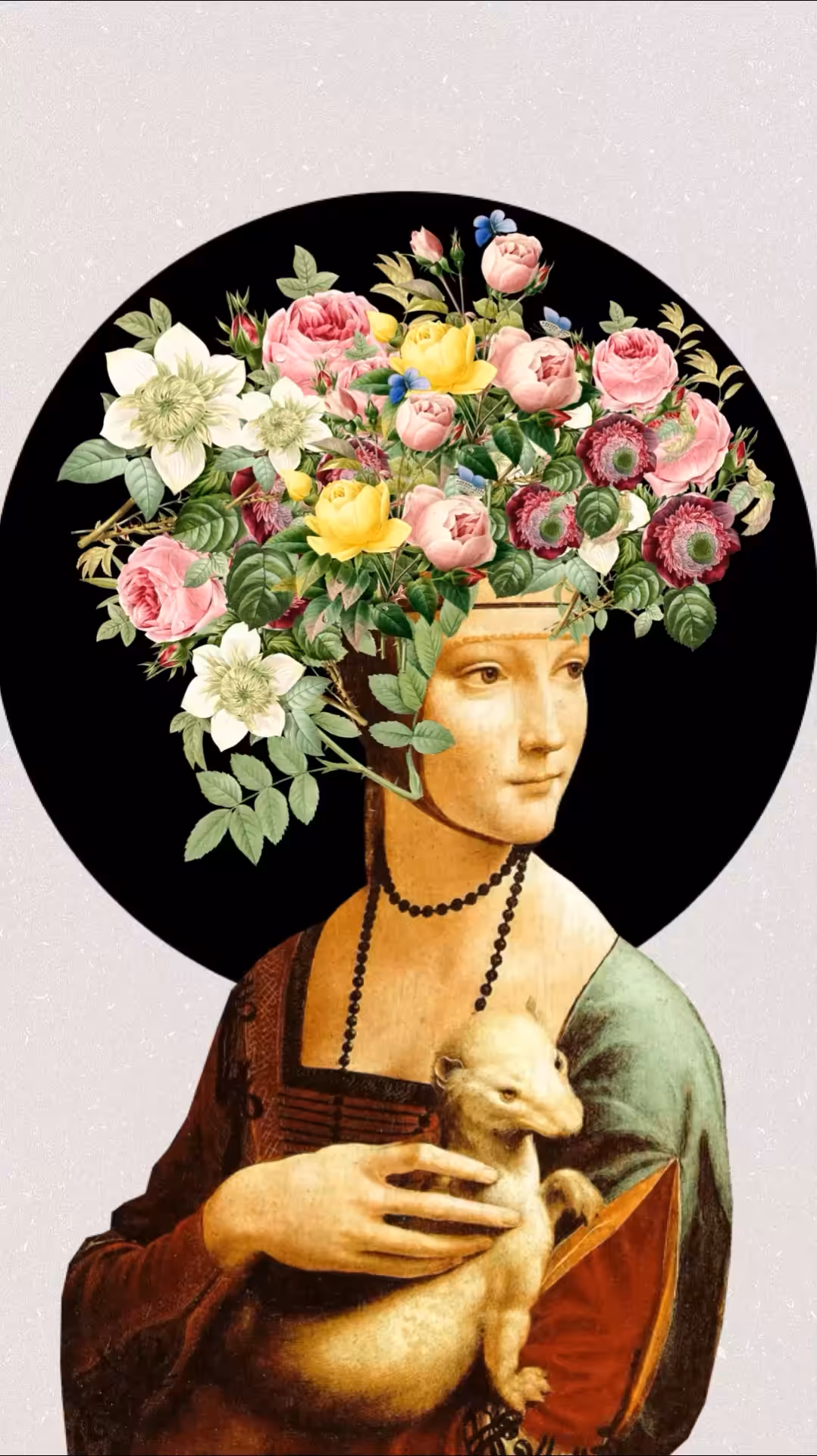 Vinci's Lady with persistence of memory #1