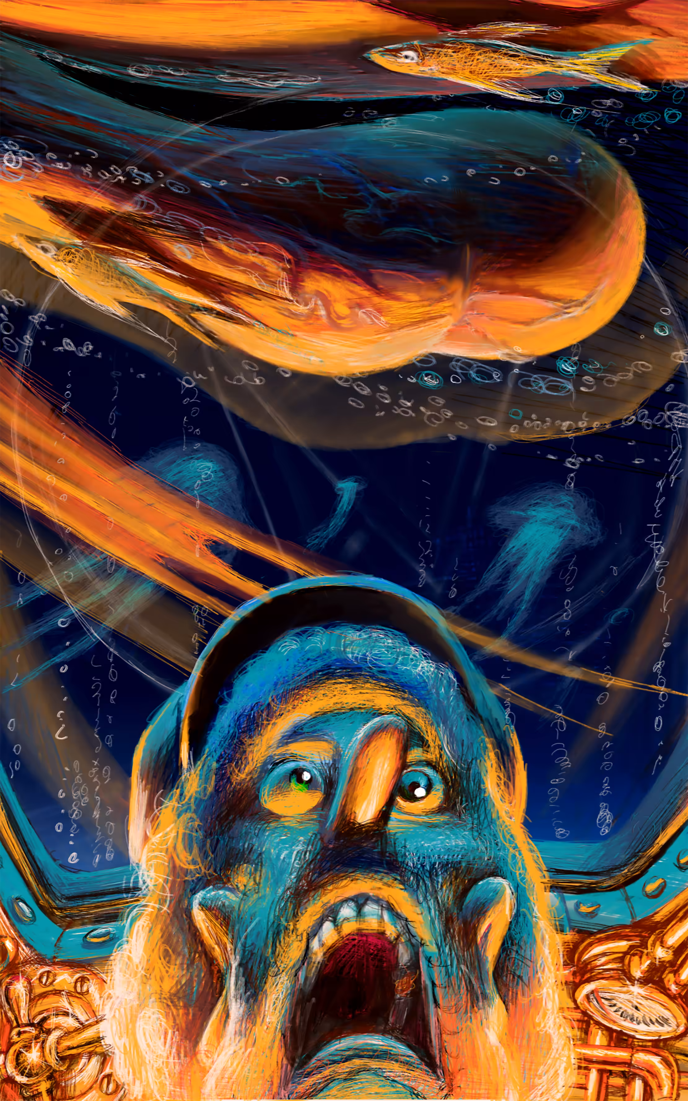 Captain Nemo  Staring in Awe at Mother Nature's Miracles