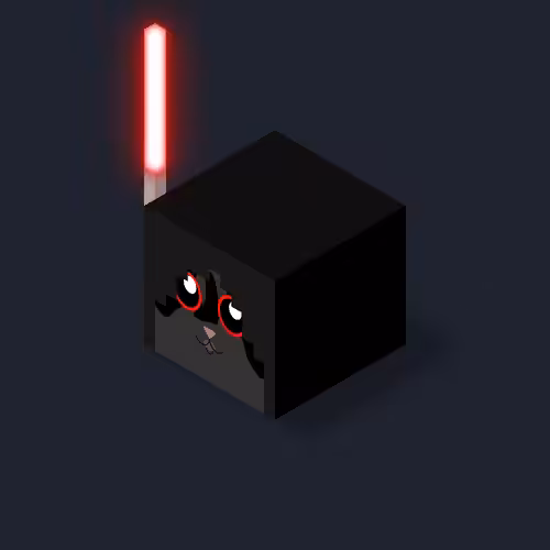 Pixel the Cat: Square Pixel #08