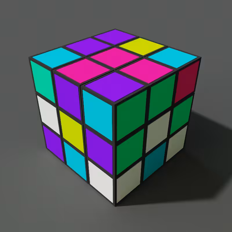 Rubik's cube in Voxel #4