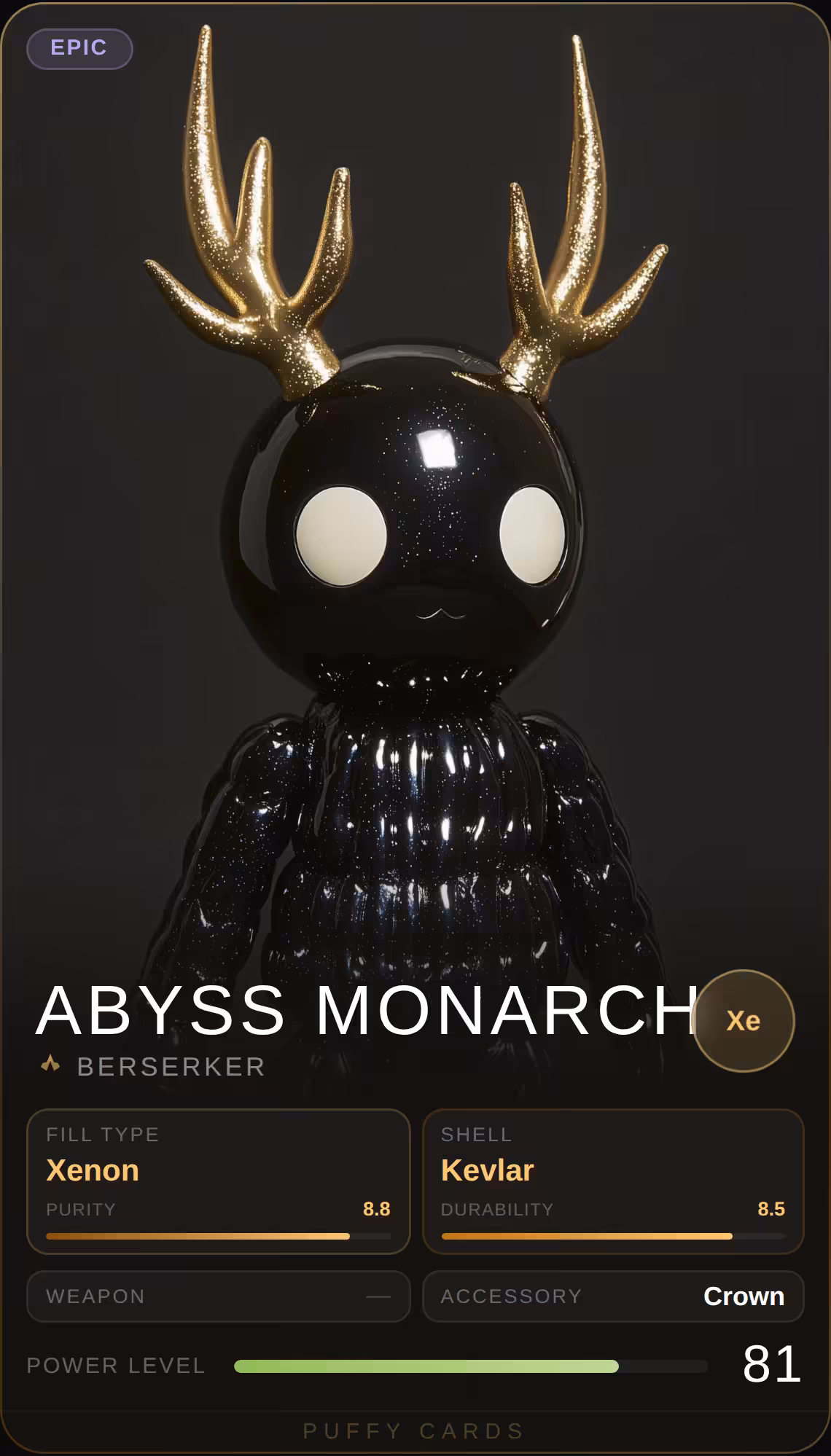 Puffy Cards: Abyss Monarch