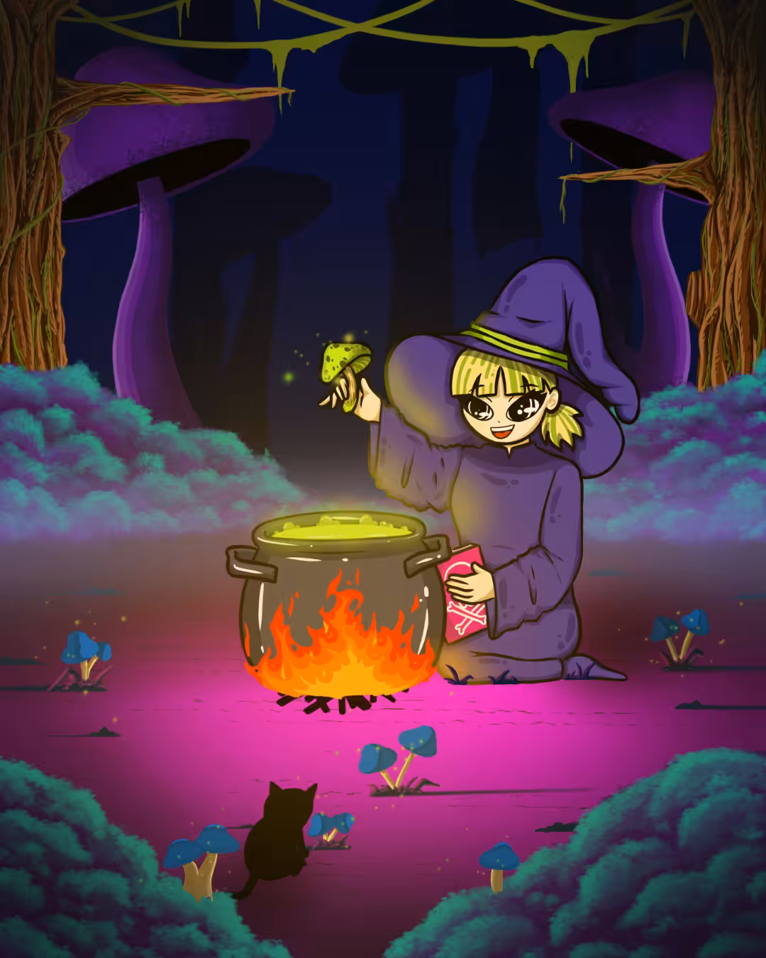 Nyumnya x Asha Halloween Edition