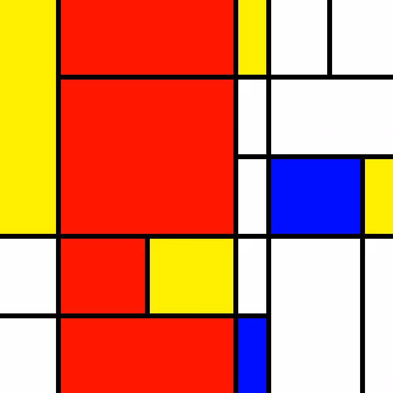 compositioninredblueandyellow.art, (NFT) #130