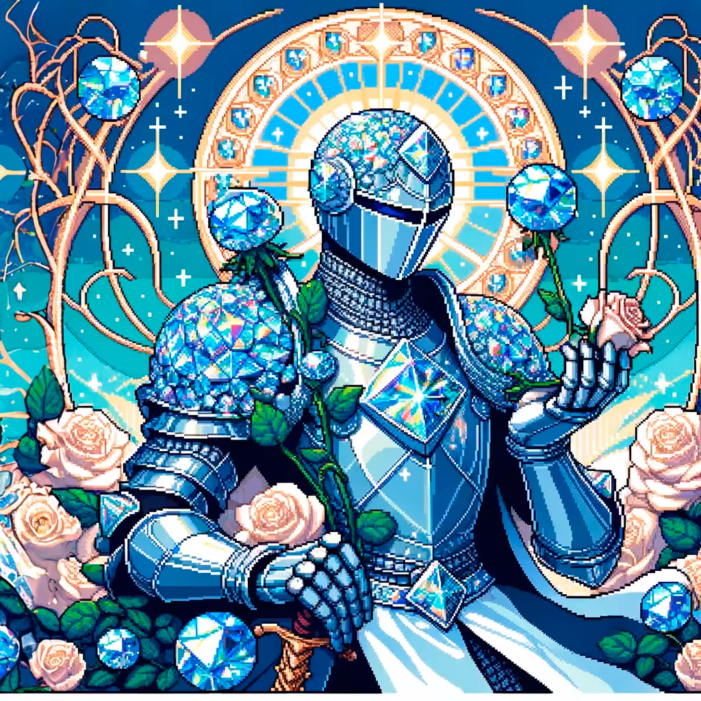Pixel Nouveau 40 - The Diamond Paladin