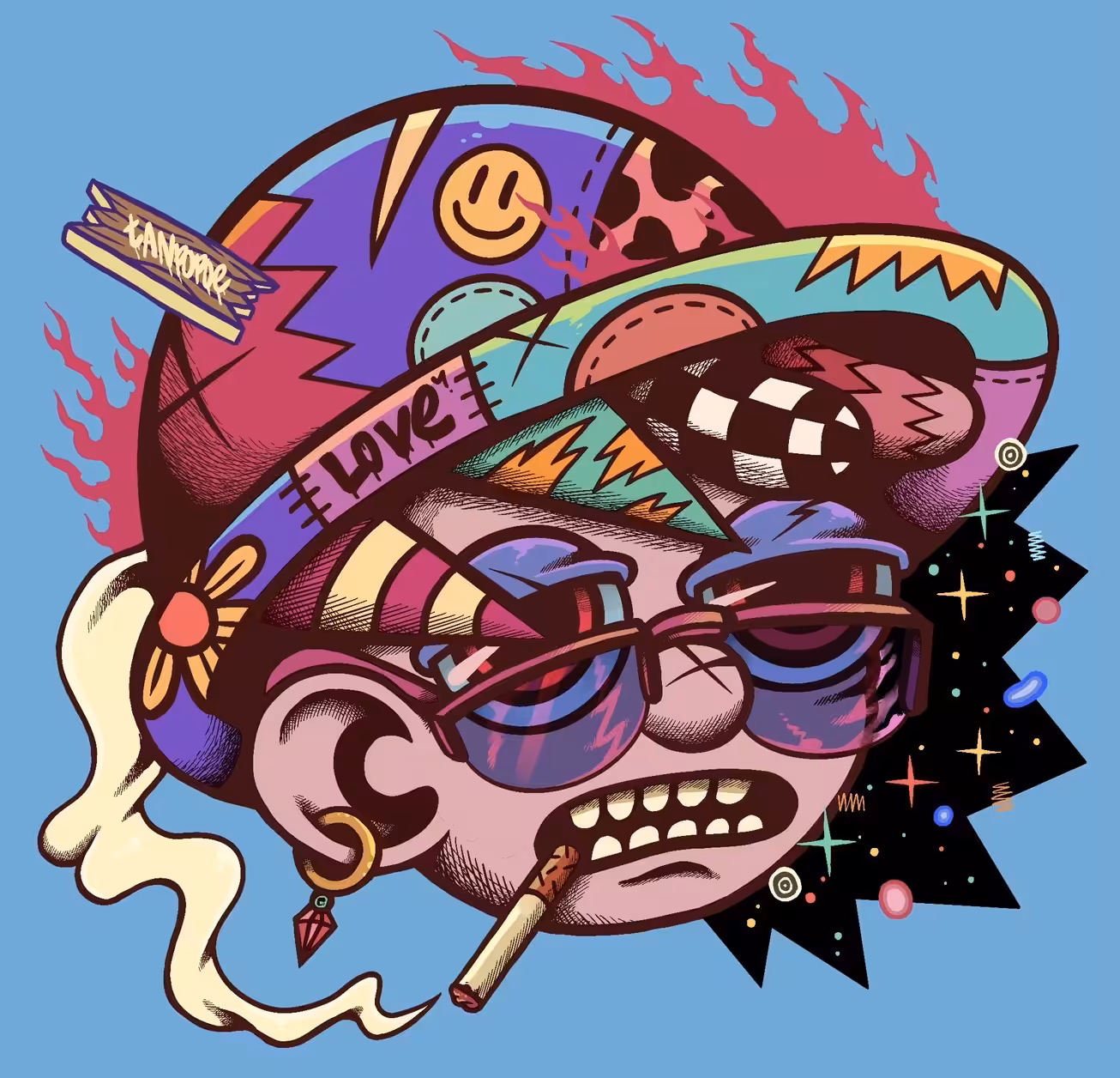 tanpopoe sad smoke