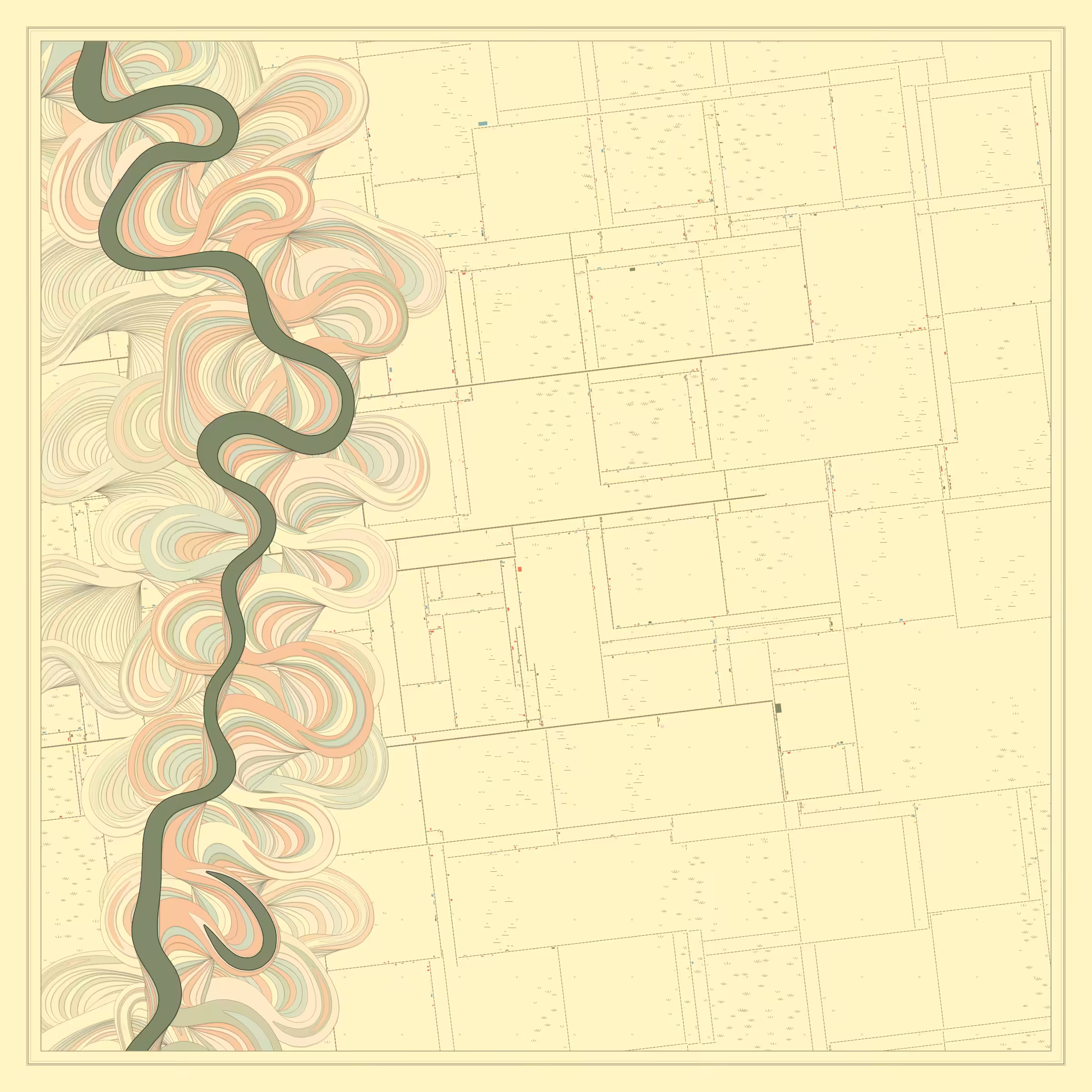 Ancient Courses of Fictional Rivers #944