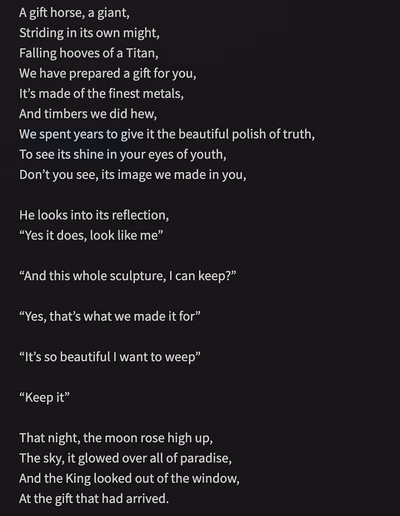 Poem: ReliX ~ Trojan Horse