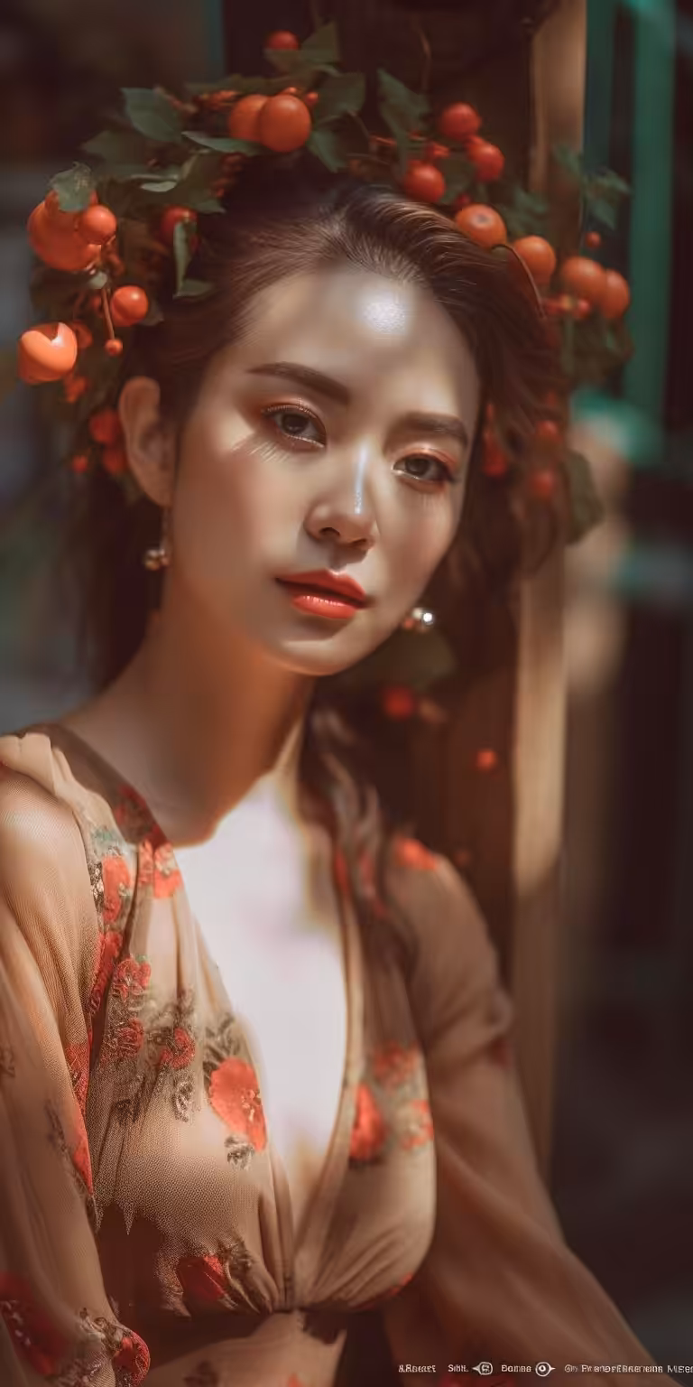 Exquisite Asian Beauty: A Captivating Portrait of a Beautiful Girl