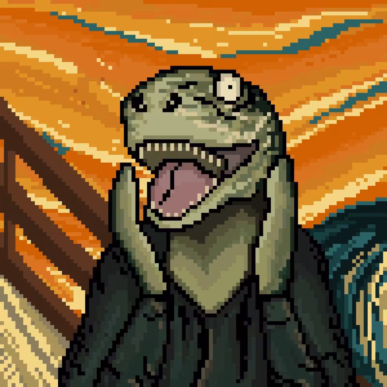 CryptoDinosaurs #112 - Skrik