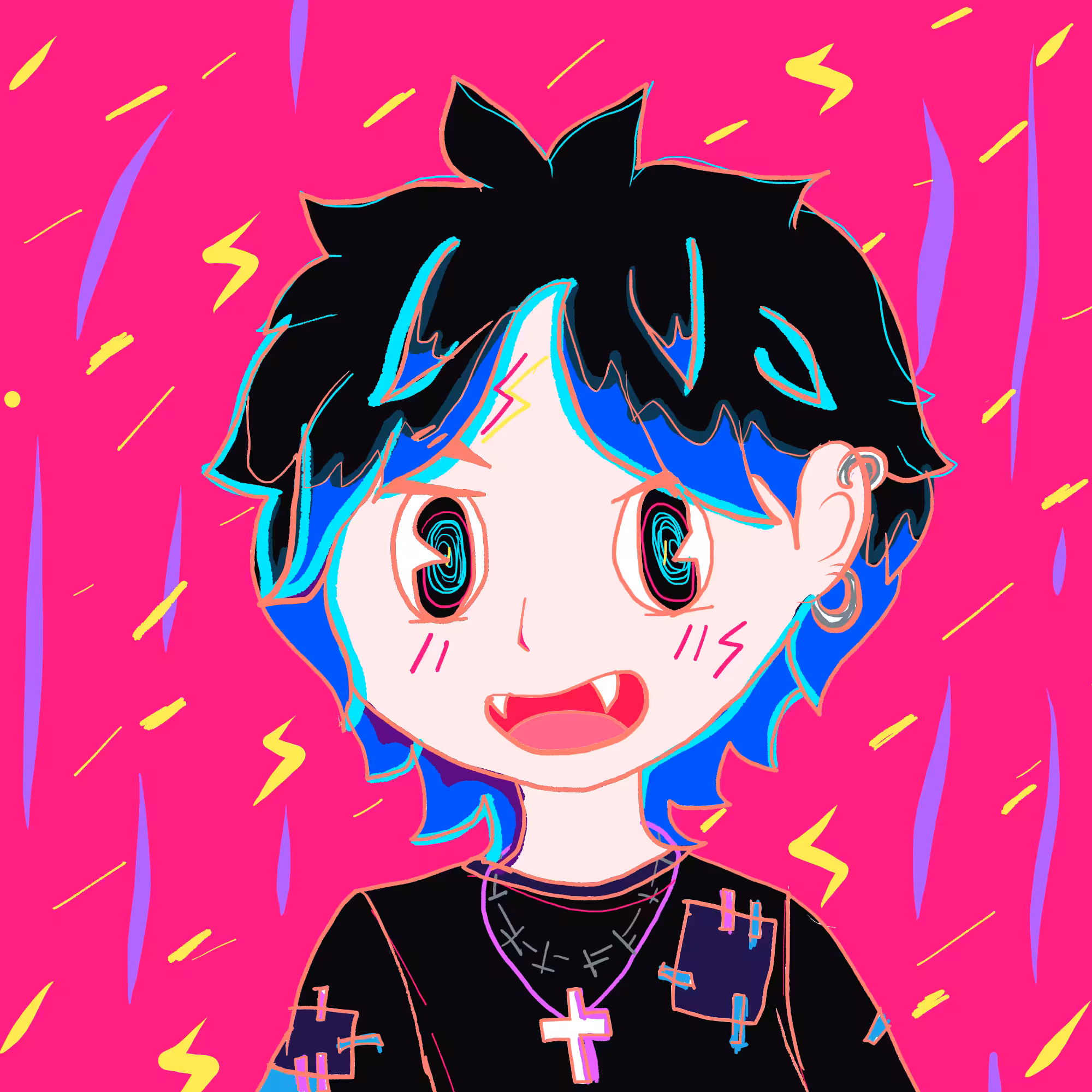 Hi am Blue Boy