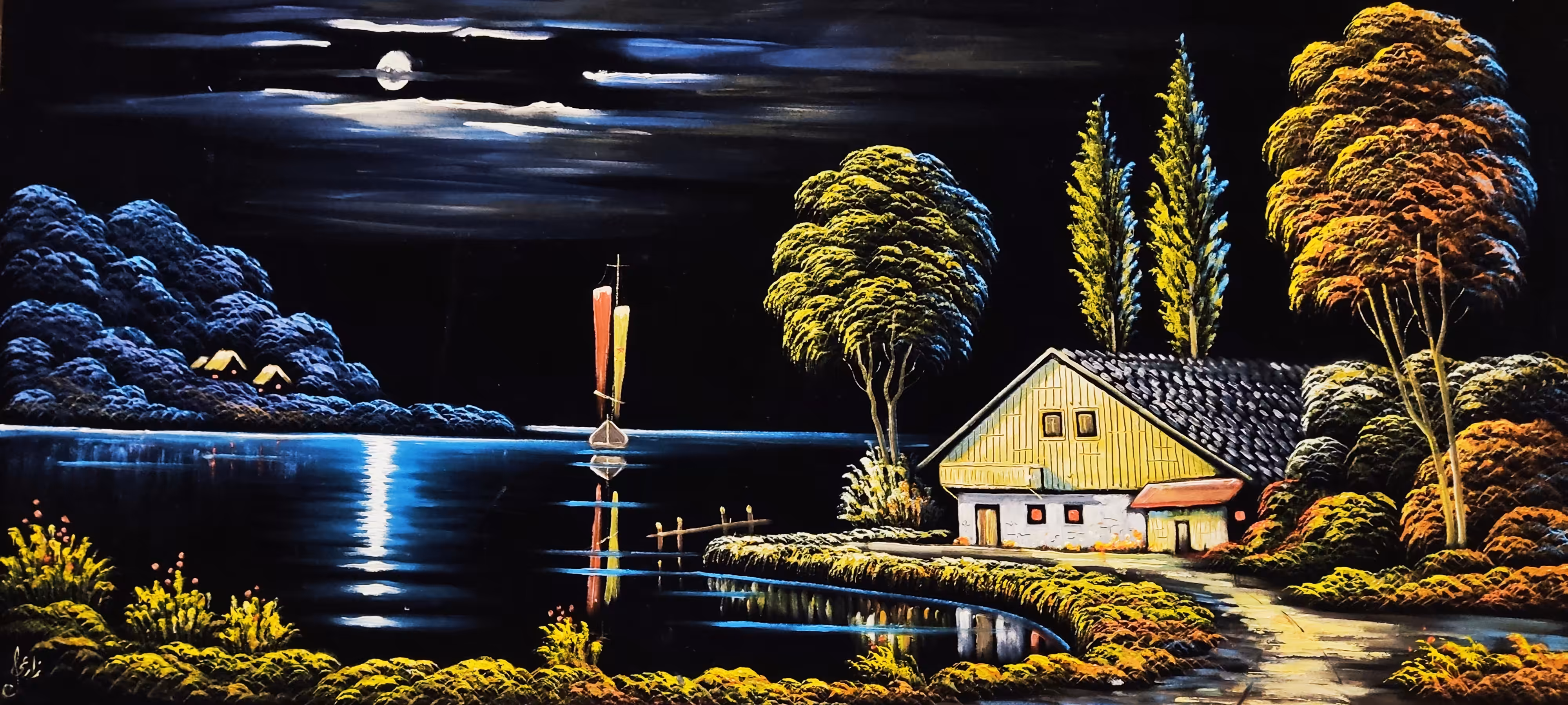 calm night