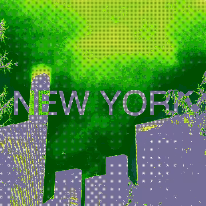THE NEW YORK SERIES #5. NY CENTRAL PARK GREEN