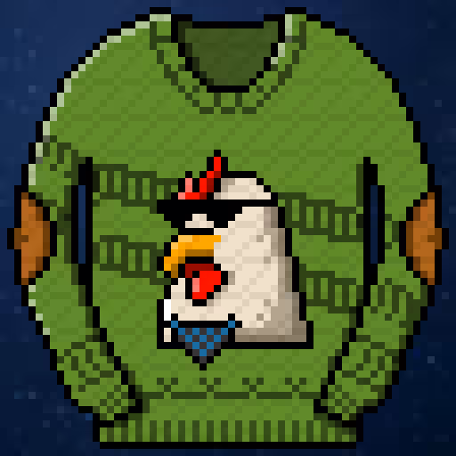 BitKnit Sweaters - #05 Nosy Brainy Hen