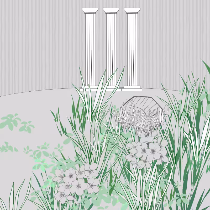 Wild Grass and Rubble #107
