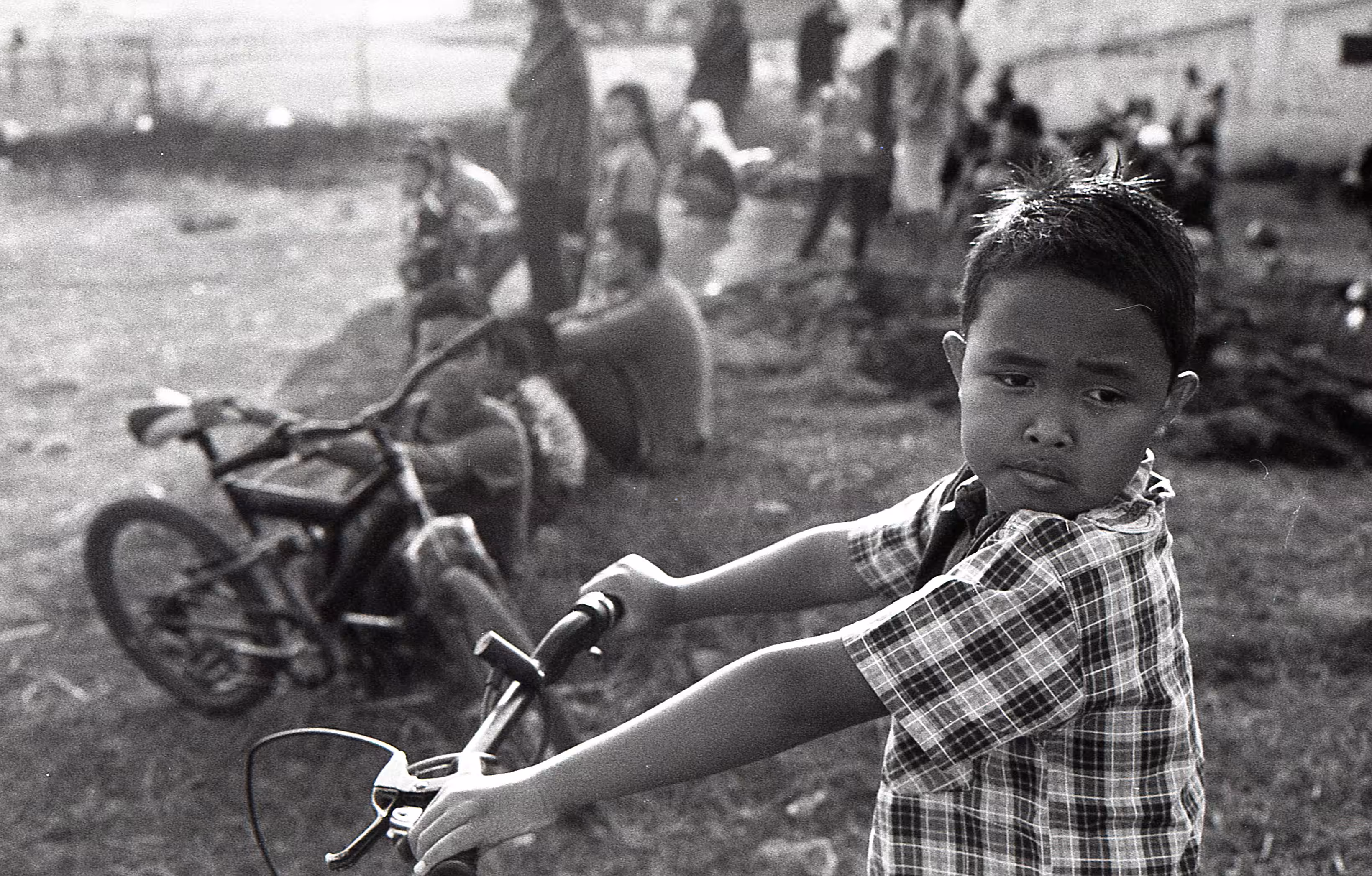 Boy on a bike
