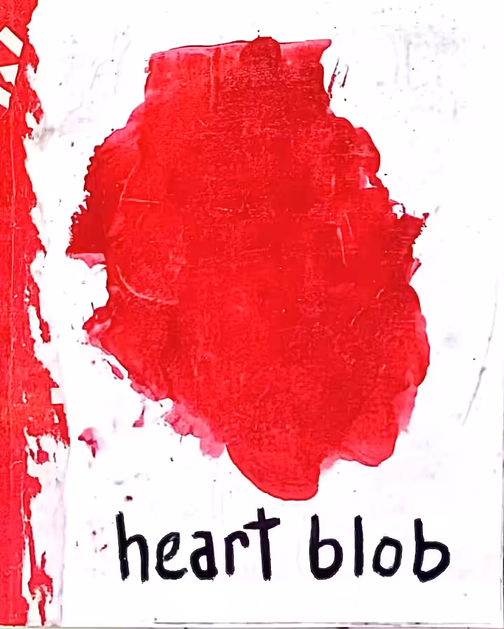 heart blob X