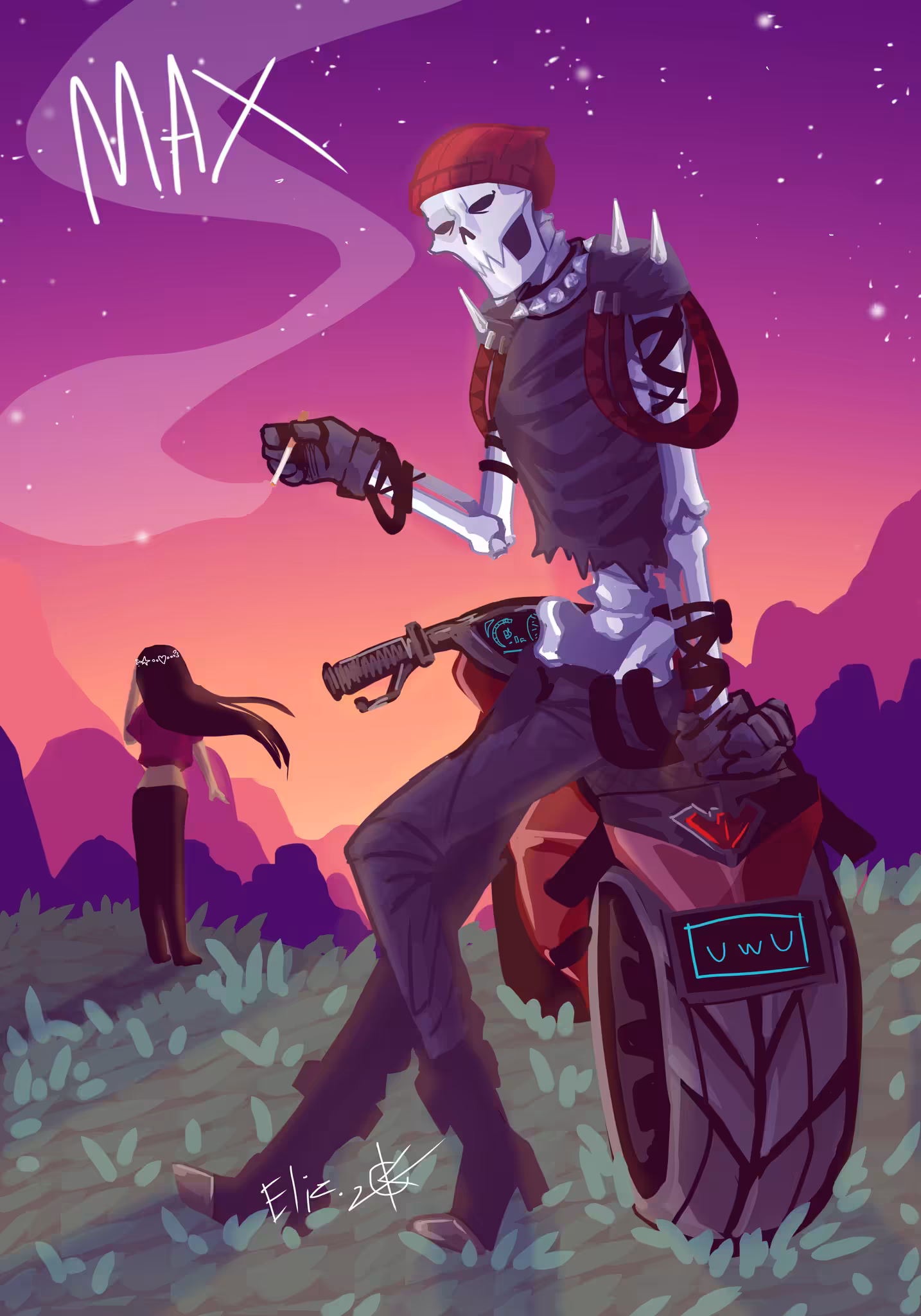 MAX the skeleton.