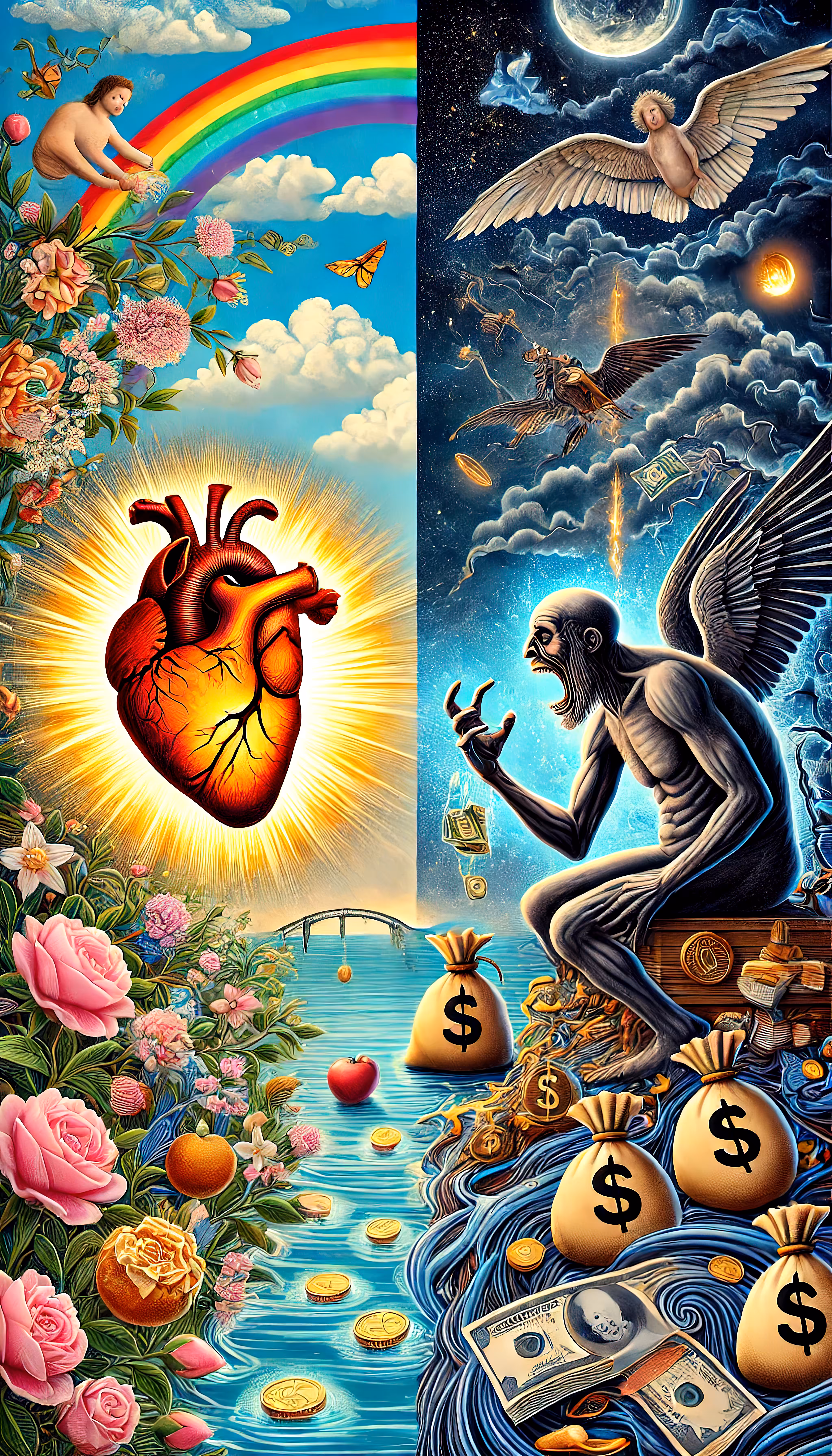 The Heart on the Bridge Between Heaven and Capitalism