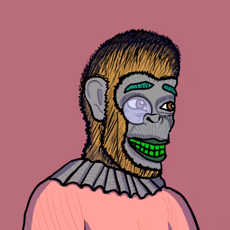 Clown Ape Club Tezos Ultra Superior-CACTUS #30