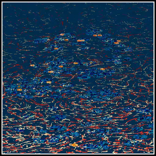 Polluted water lilies #103