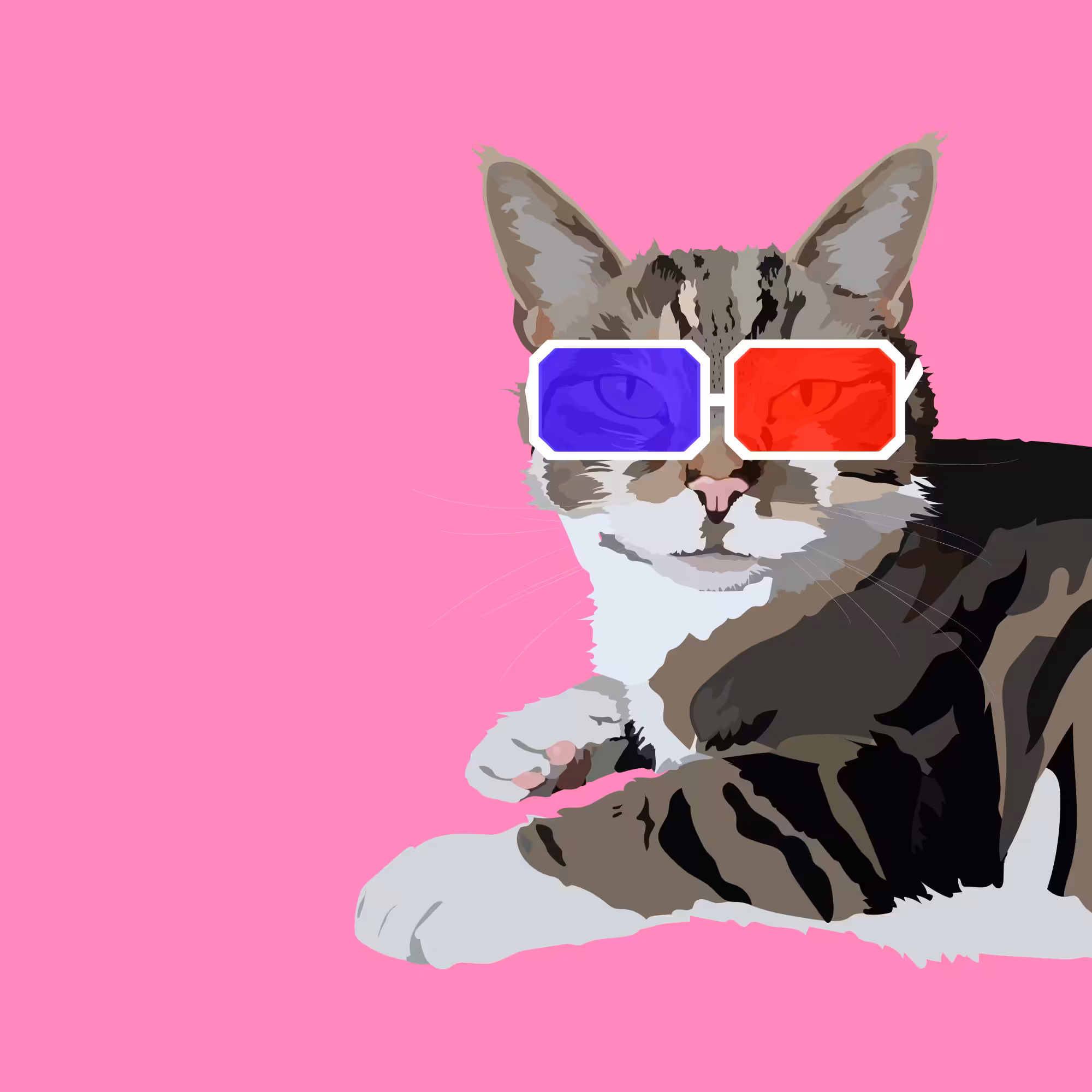 3D Glasses PhotogenicCat 002