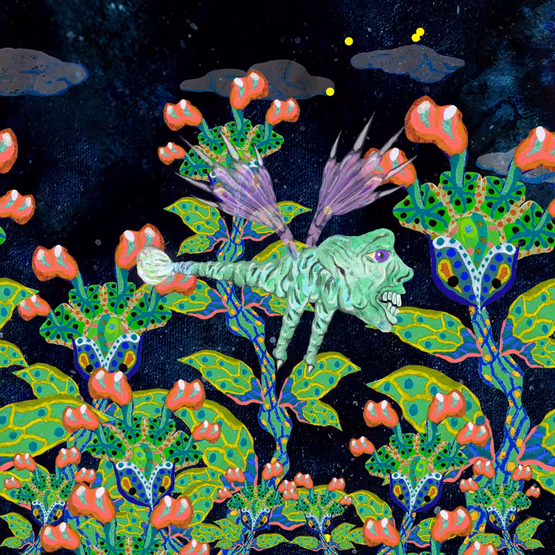 Fireflies and Flower Gardens #80