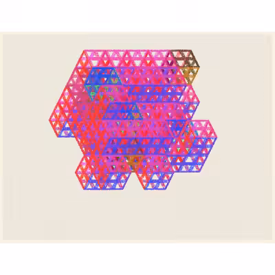 Brutalist Mesh Paintings #6