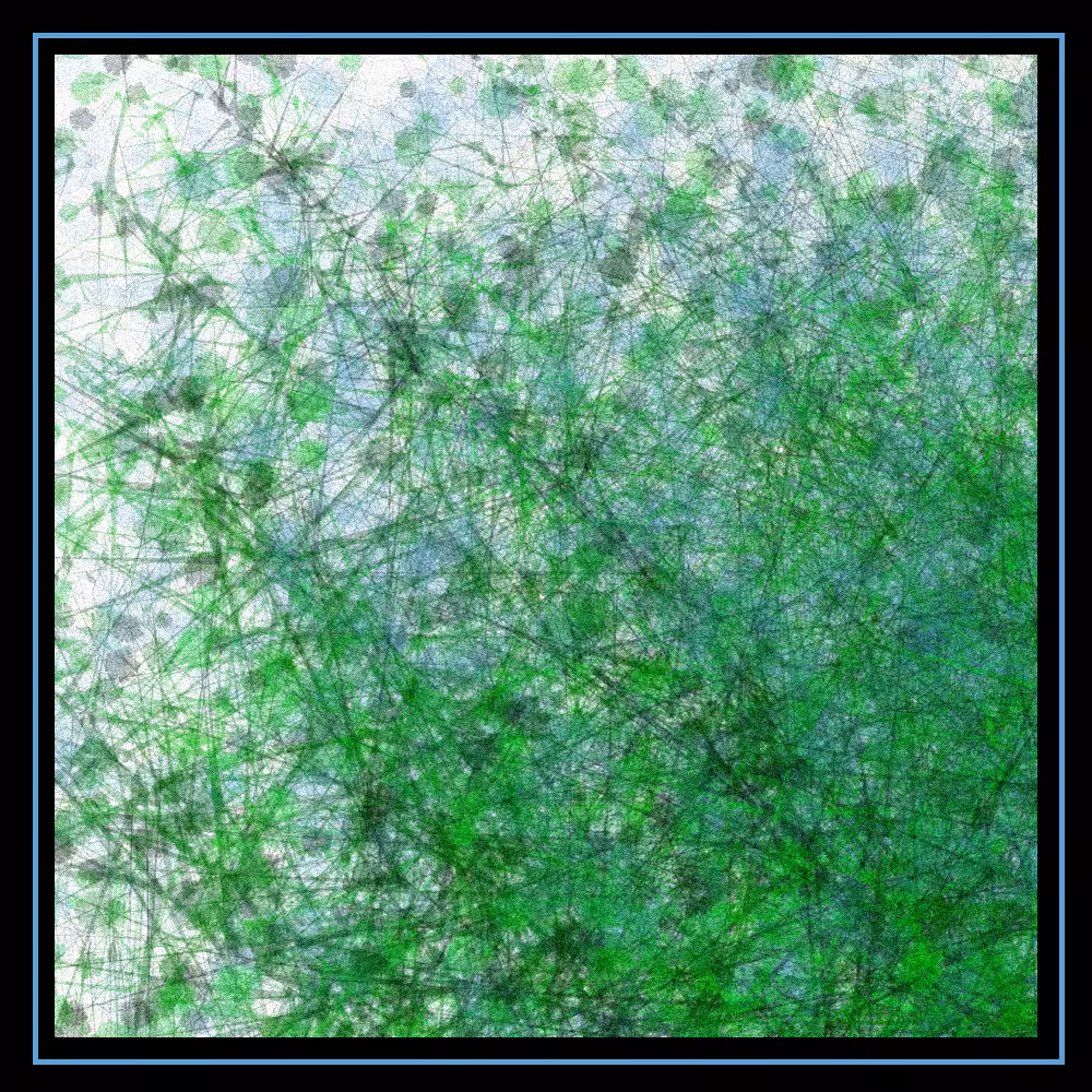 Abstract painting - vegetation #18