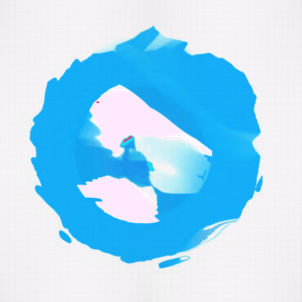 BLUE FLUFF PNG