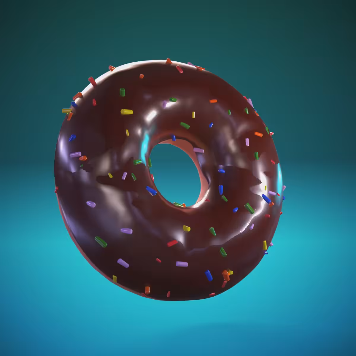 Crypto Donuts LIMITED EDITION : Rainbow chocolate 