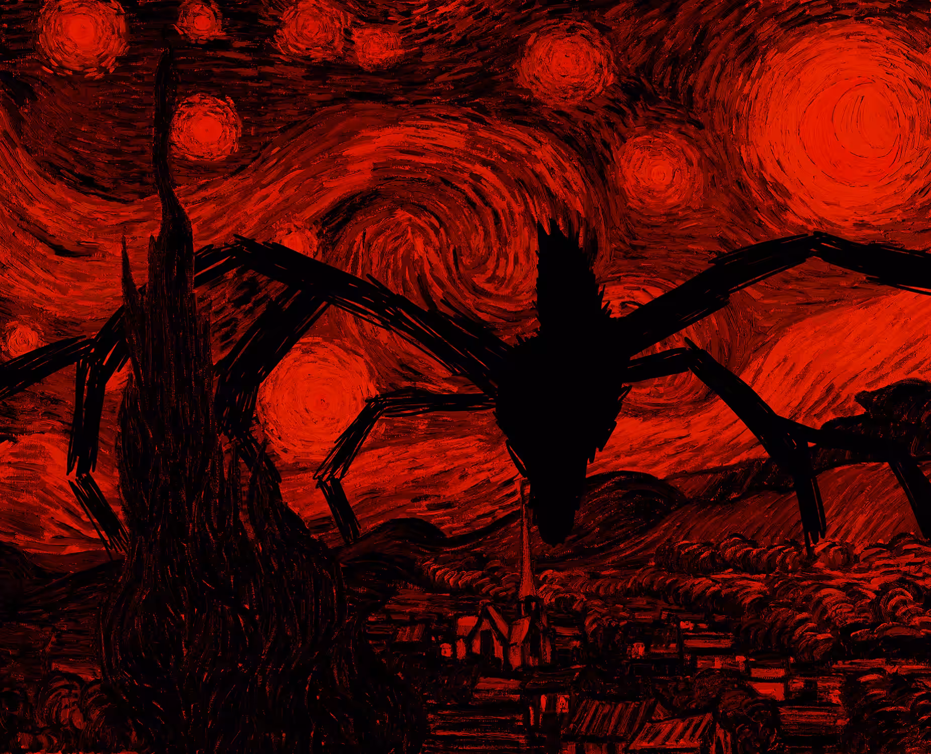 Chaos in the Starry Night