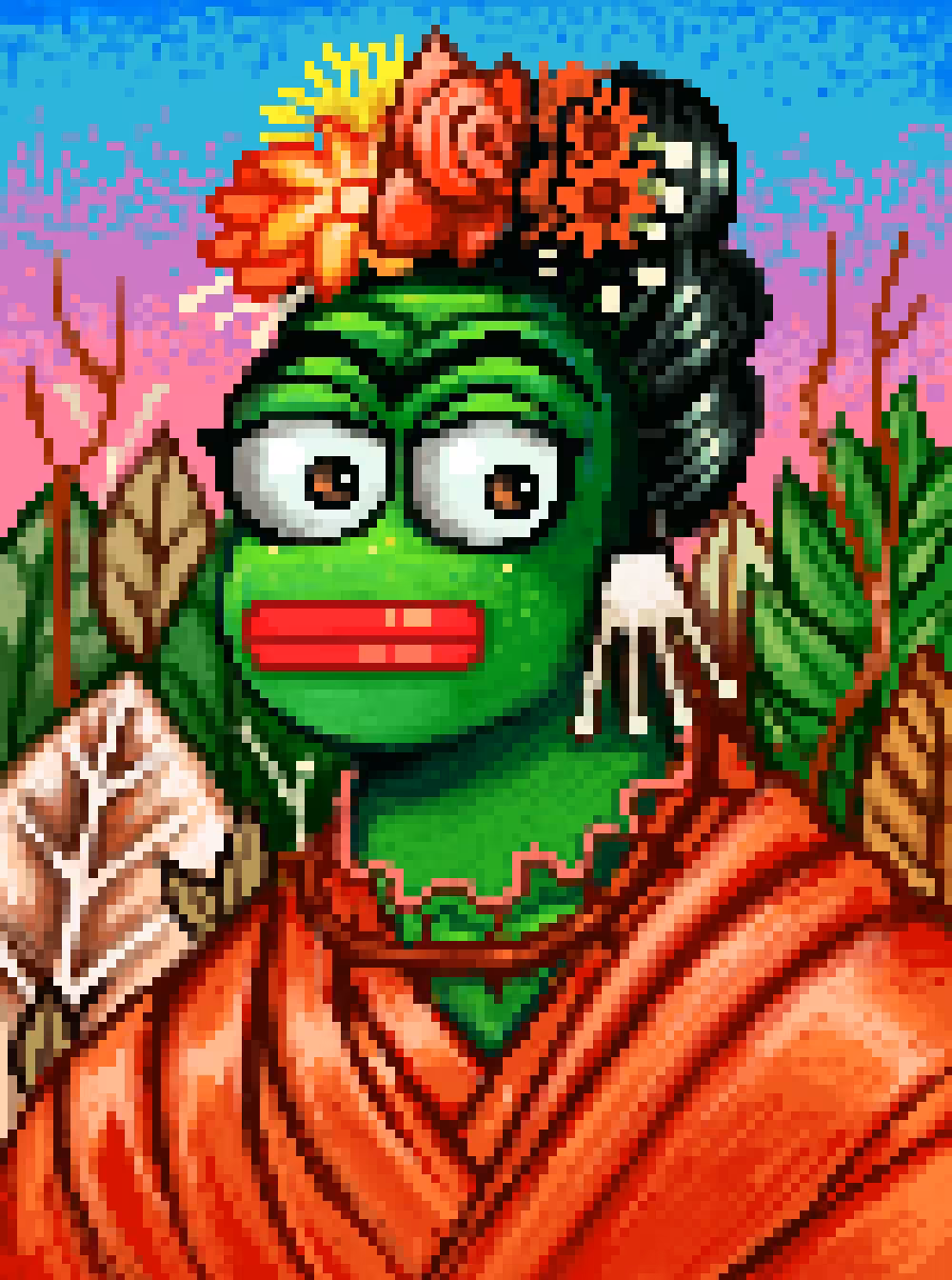 🐸 Pepe Frida Kahlo 🐸