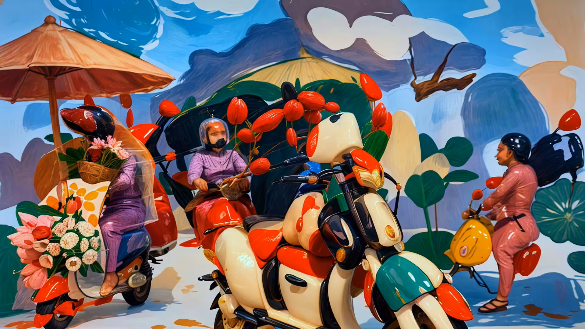 Sheldrick - Ho Thi Ky Flower Market 2