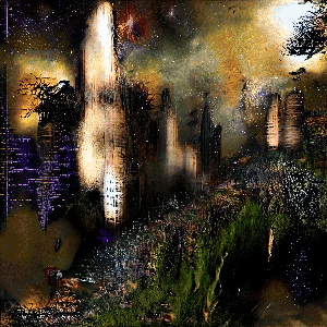 RXALITI #13 [Through the thrynnight, rxaliti glows, an echo of forgotten code in the weave]
