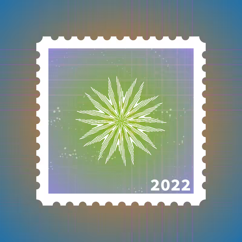 Snowflake stamp #50
