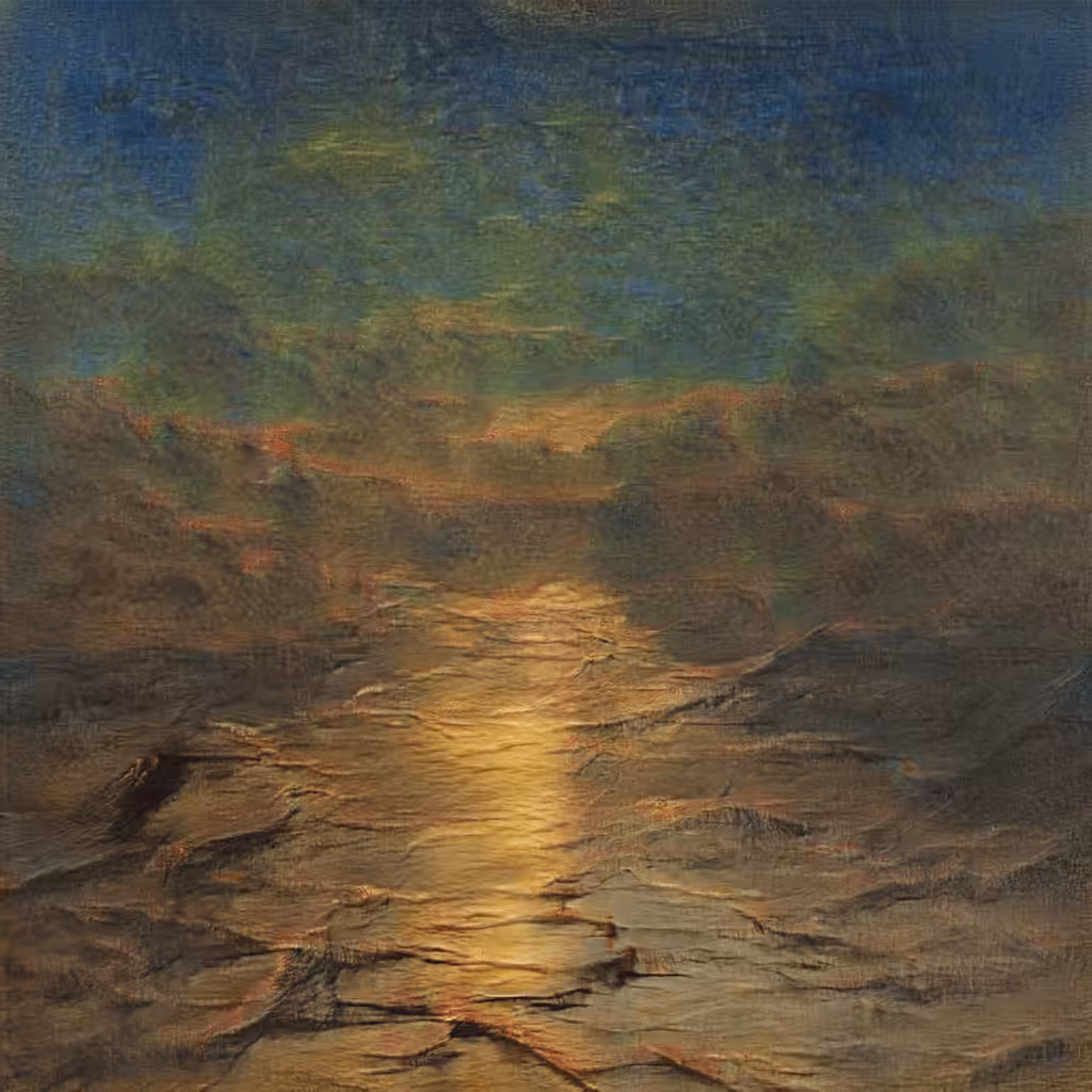 AI imagined painting of the sea #2
