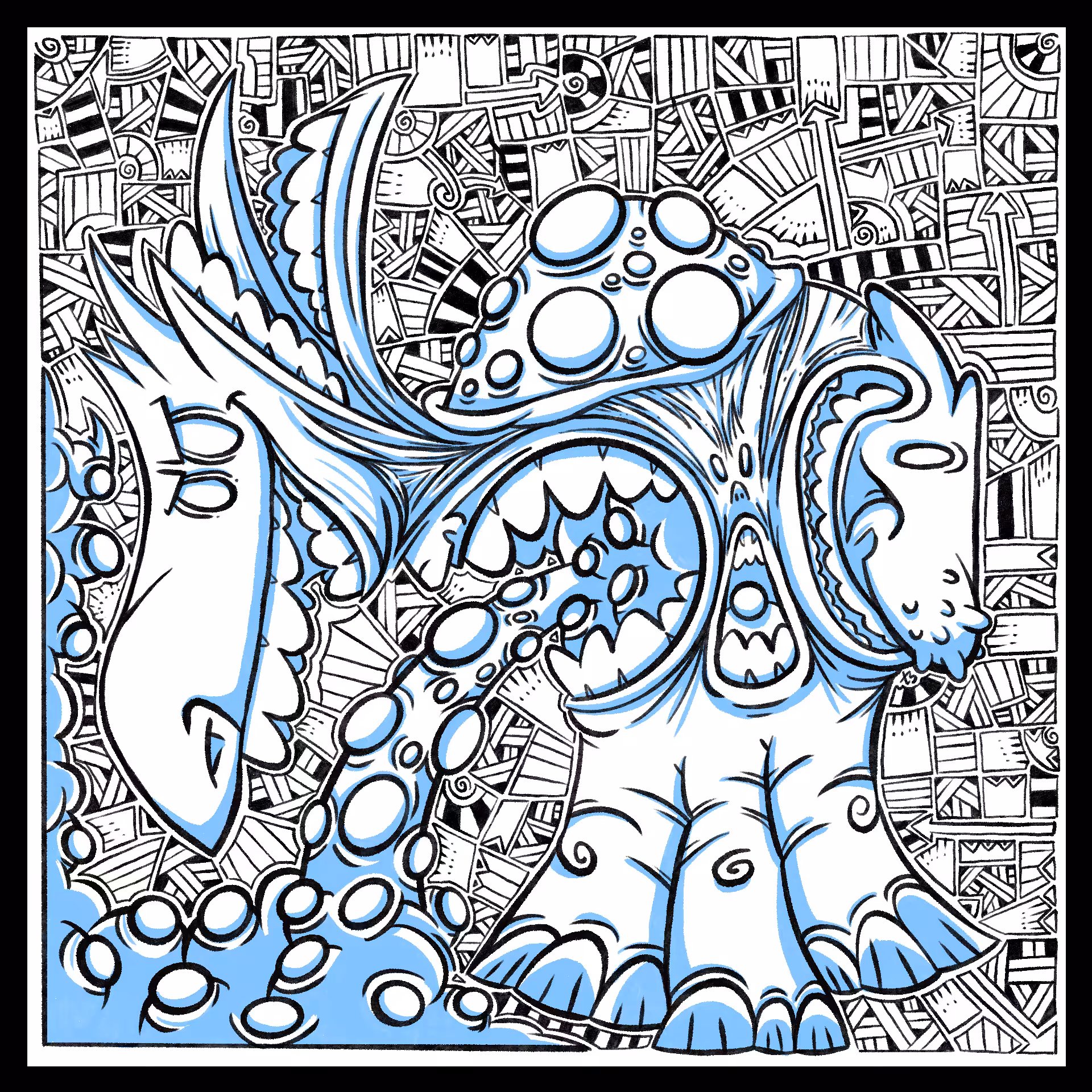 Creature 048 Lineart