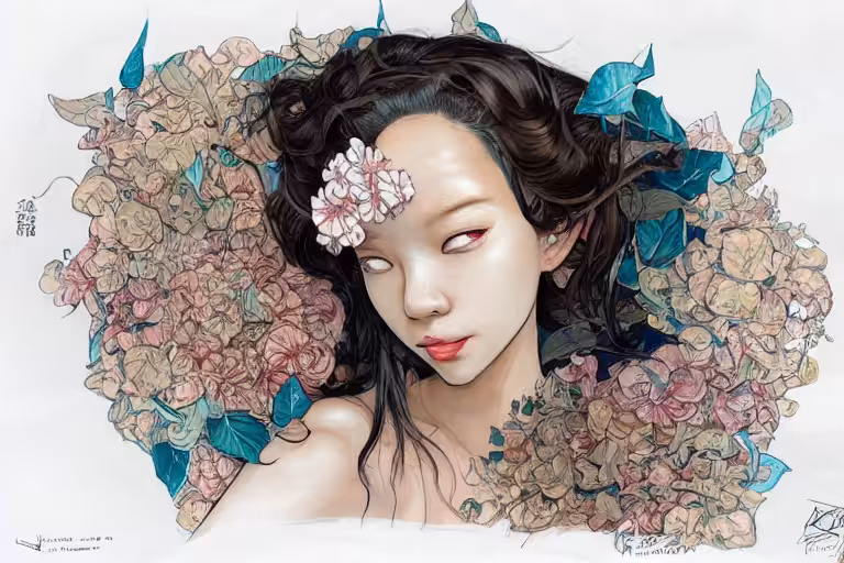 Girls&flowers