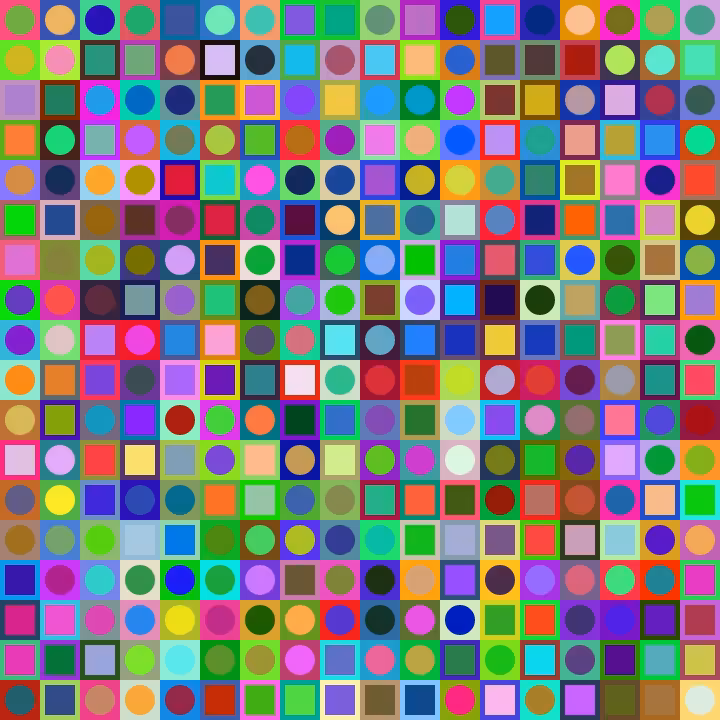 Square Dot Composition #57