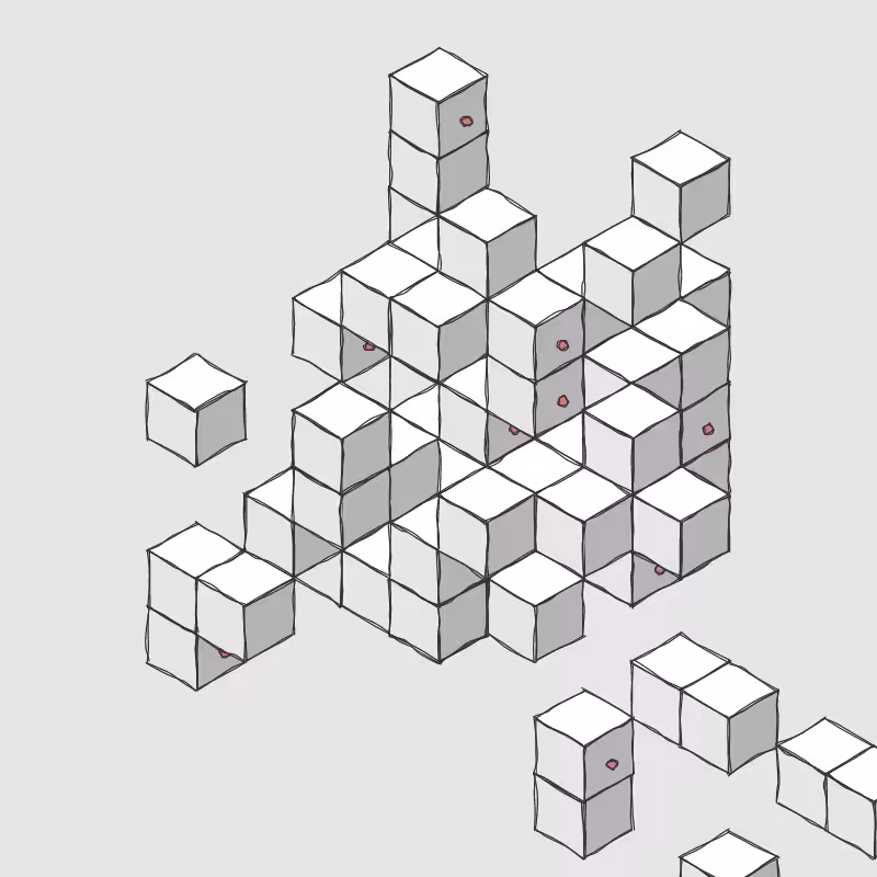Hand drawn Voxels #14