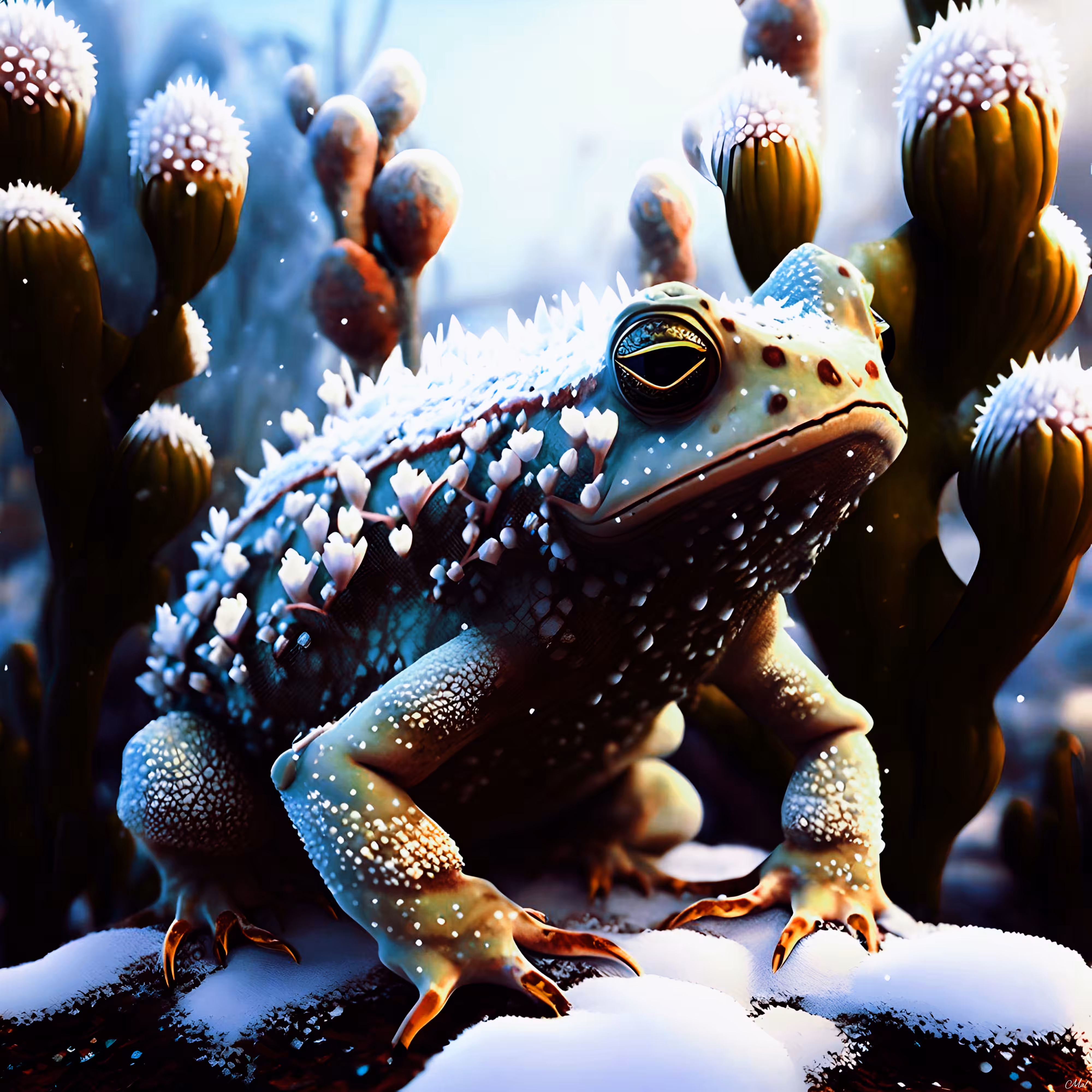 Winter Cactus Frog 