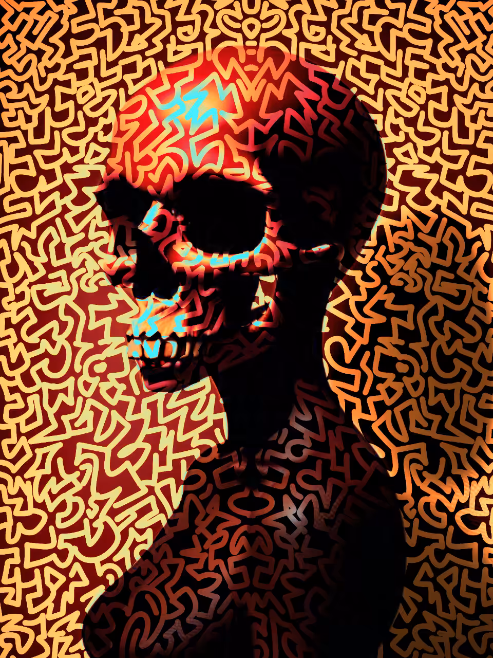 Skull: Black