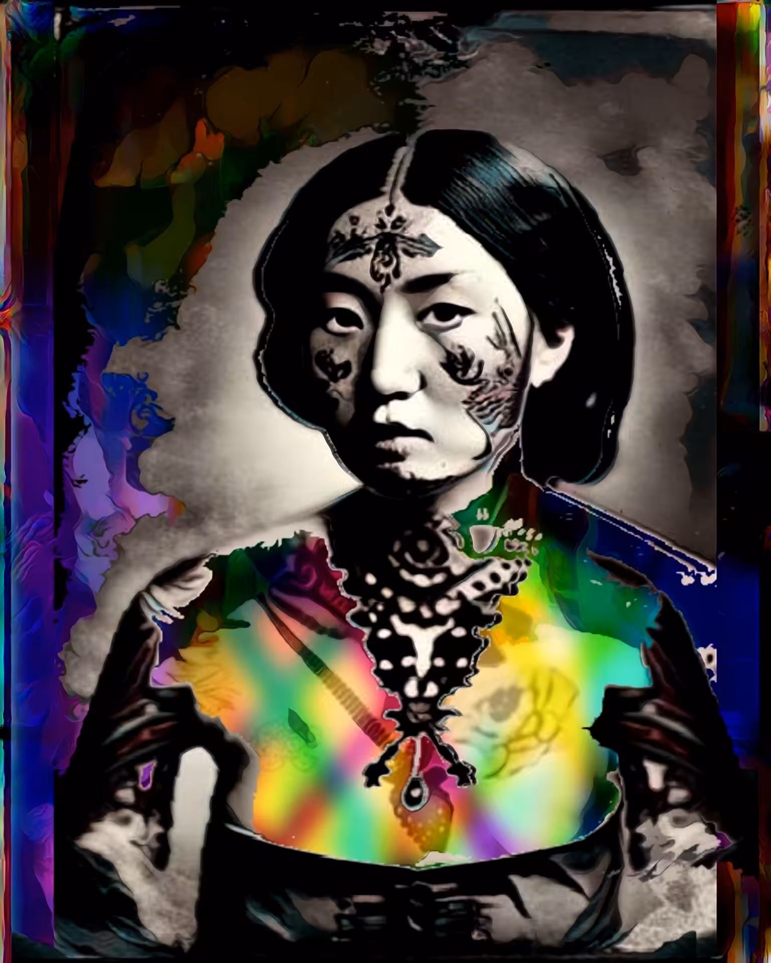 /№32 • īrezumī • 入れ墨 • Composite AI
