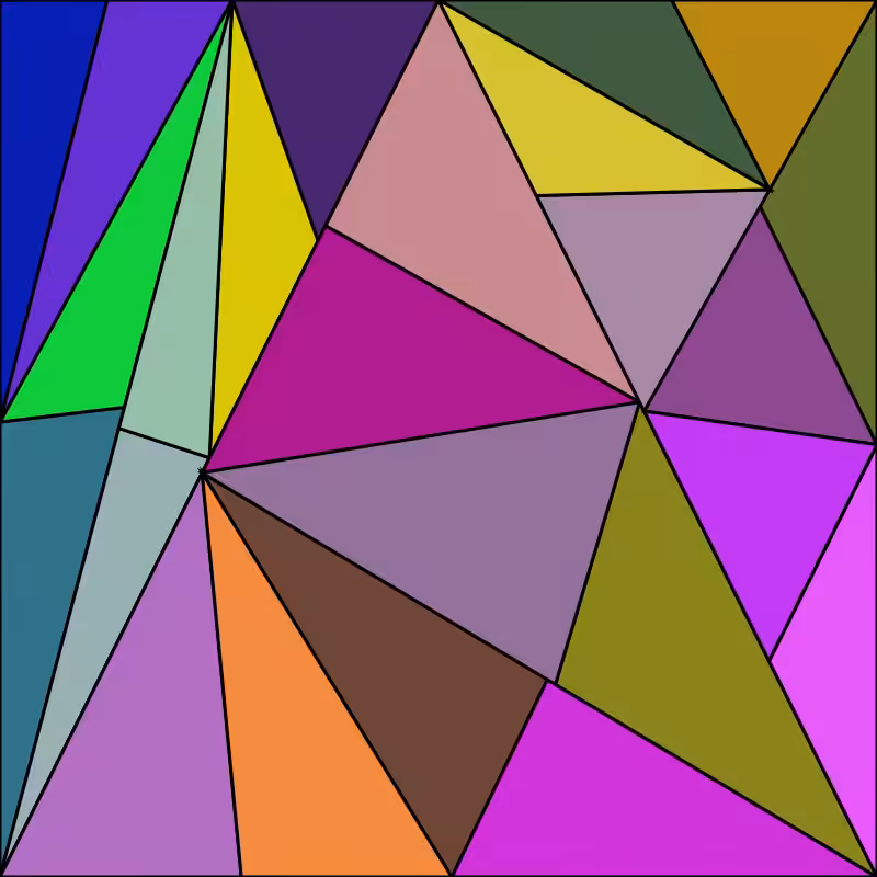 Generative Post Modernism Triangles #1