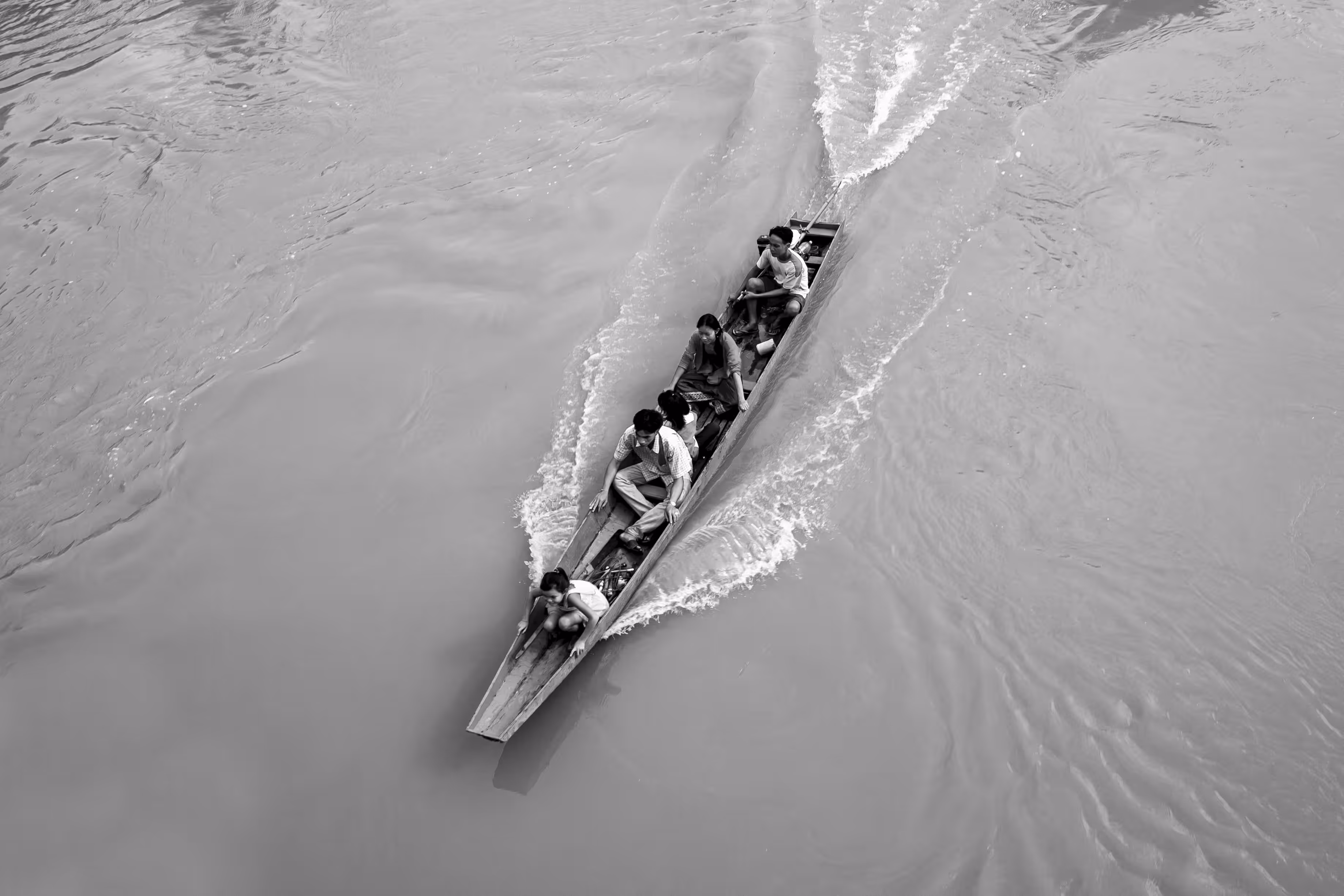Boat in Mekong river