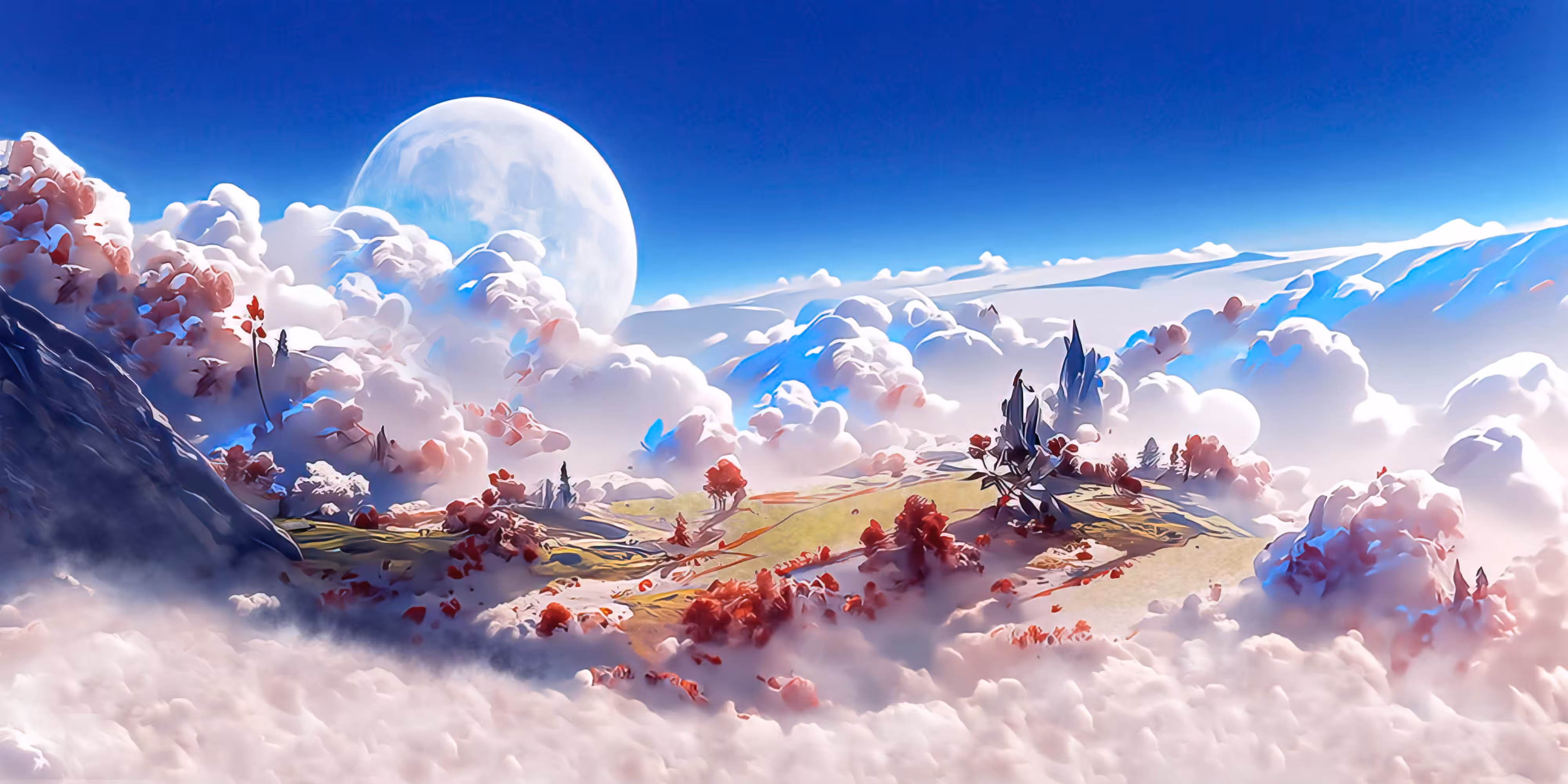 Land in the clouds