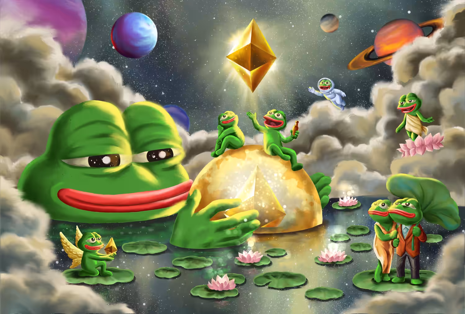  PEPE IN ETHFINITY POND