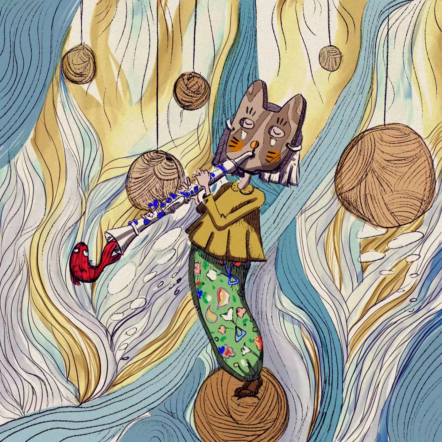musician cat